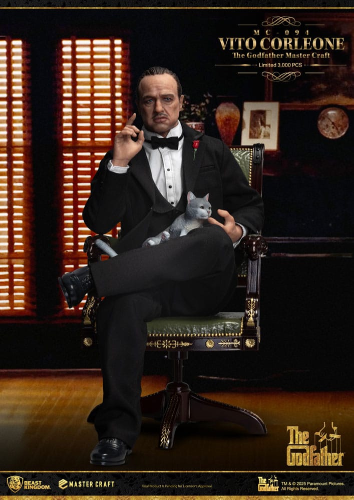 Don Vito Corleone The Godfather Master Craft Figurka 31 cm - Image 11