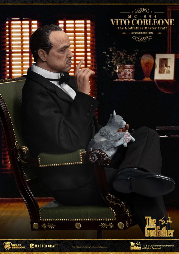 Don Vito Corleone The Godfather Master Craft Figurka 31 cm - Image 4