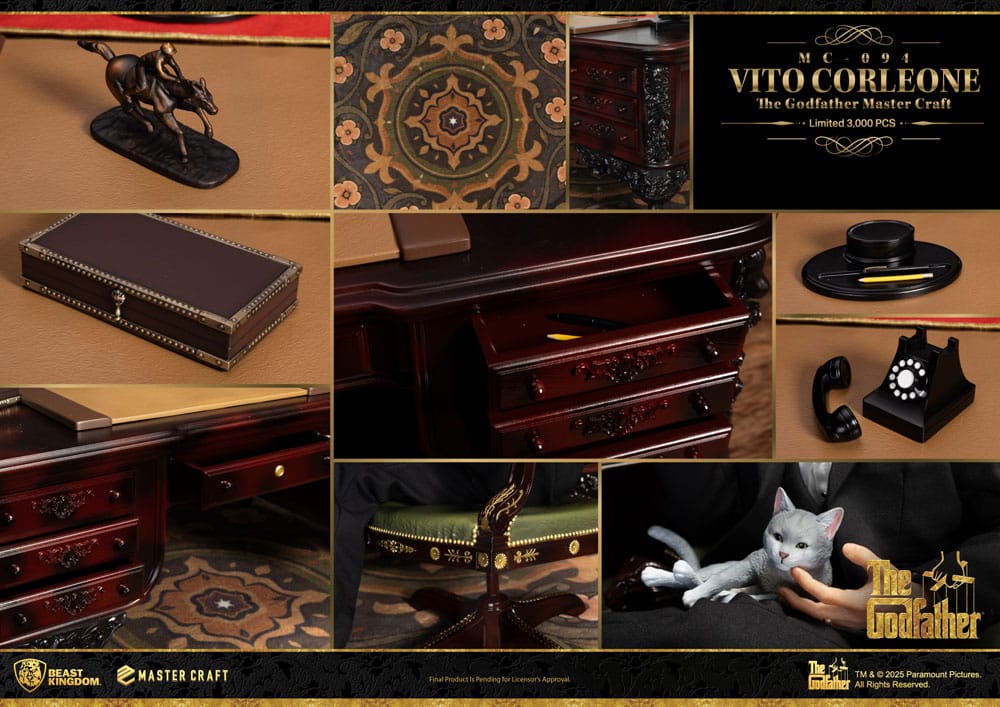 Don Vito Corleone The Godfather Master Craft Figurka 31 cm - Image 7