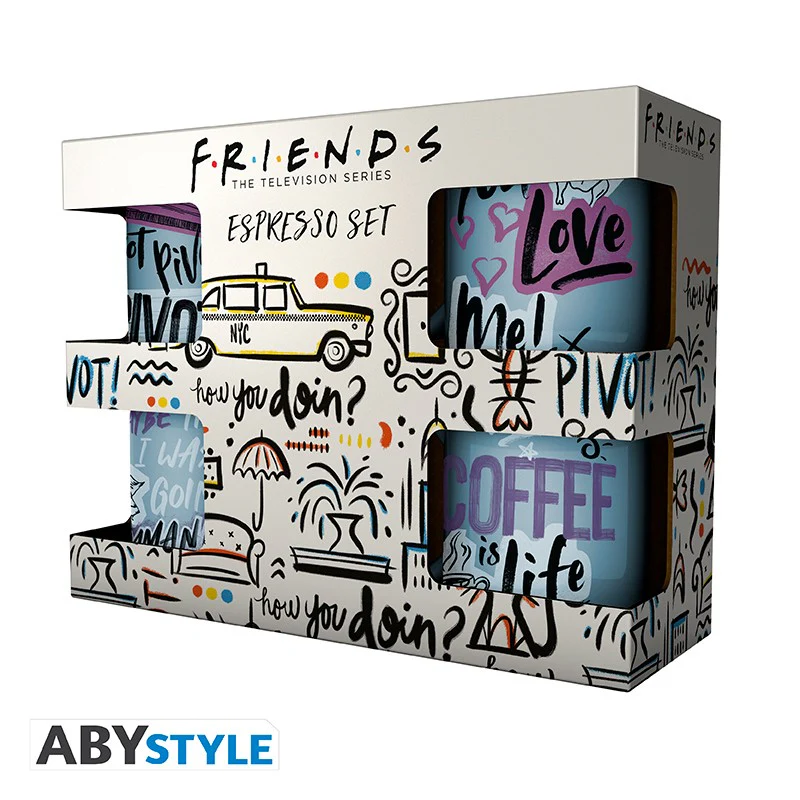 Doodles Zestaw do Espresso Friends