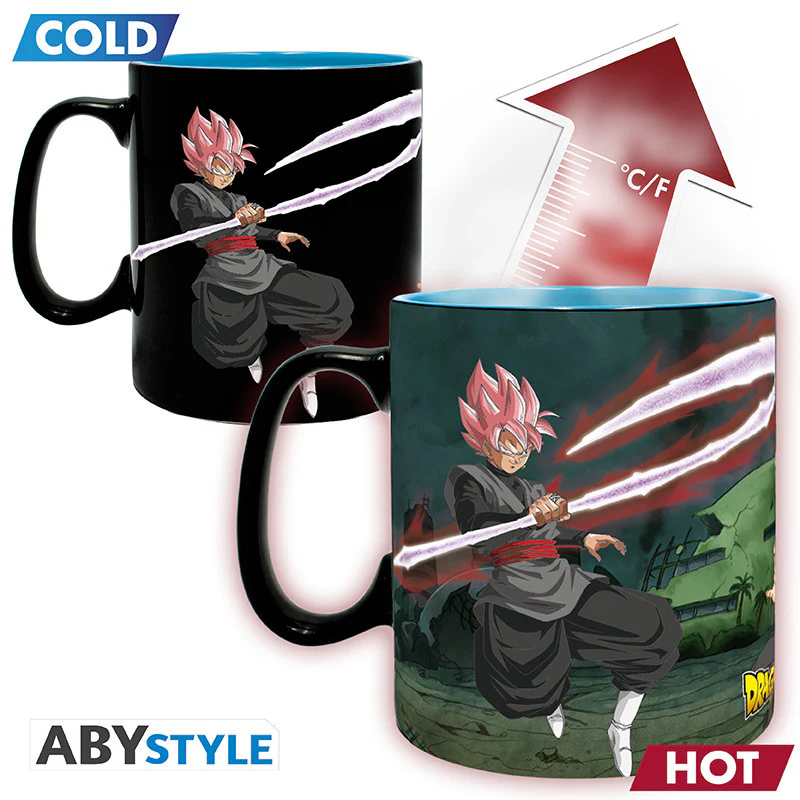 Dragon Ball kubek termoaktywny (460 ml) Saiyans vs Black - Image 2