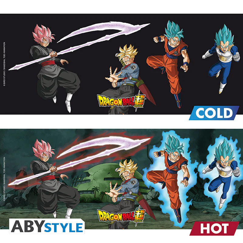 Dragon Ball kubek termoaktywny (460 ml) Saiyans vs Black - Image 3