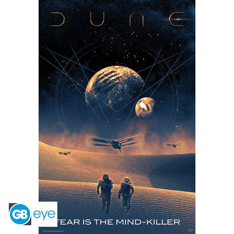 Dune Fear is the mind-killer Maxi Poster Plakat 61 X 91.5cm