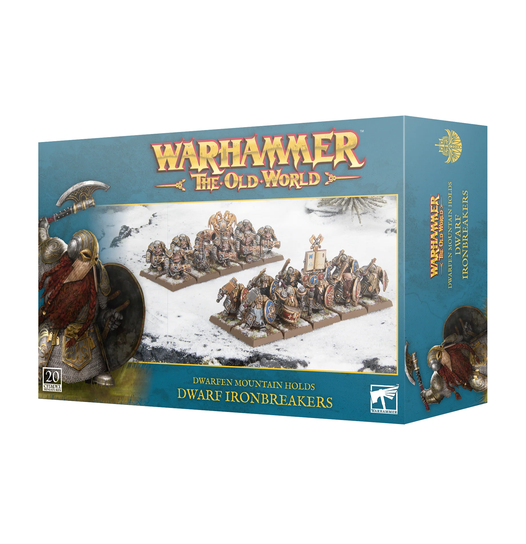 Dwarf Ironbreakers Dwarfen Mountain Holds Warhammer Old World Zestaw Startowy