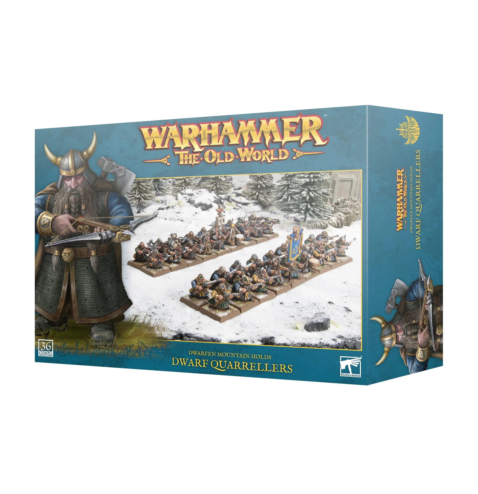 Dwarf Quarrelers Dwarfen Mountain Holds Warhammer Old World Zestaw Startowy