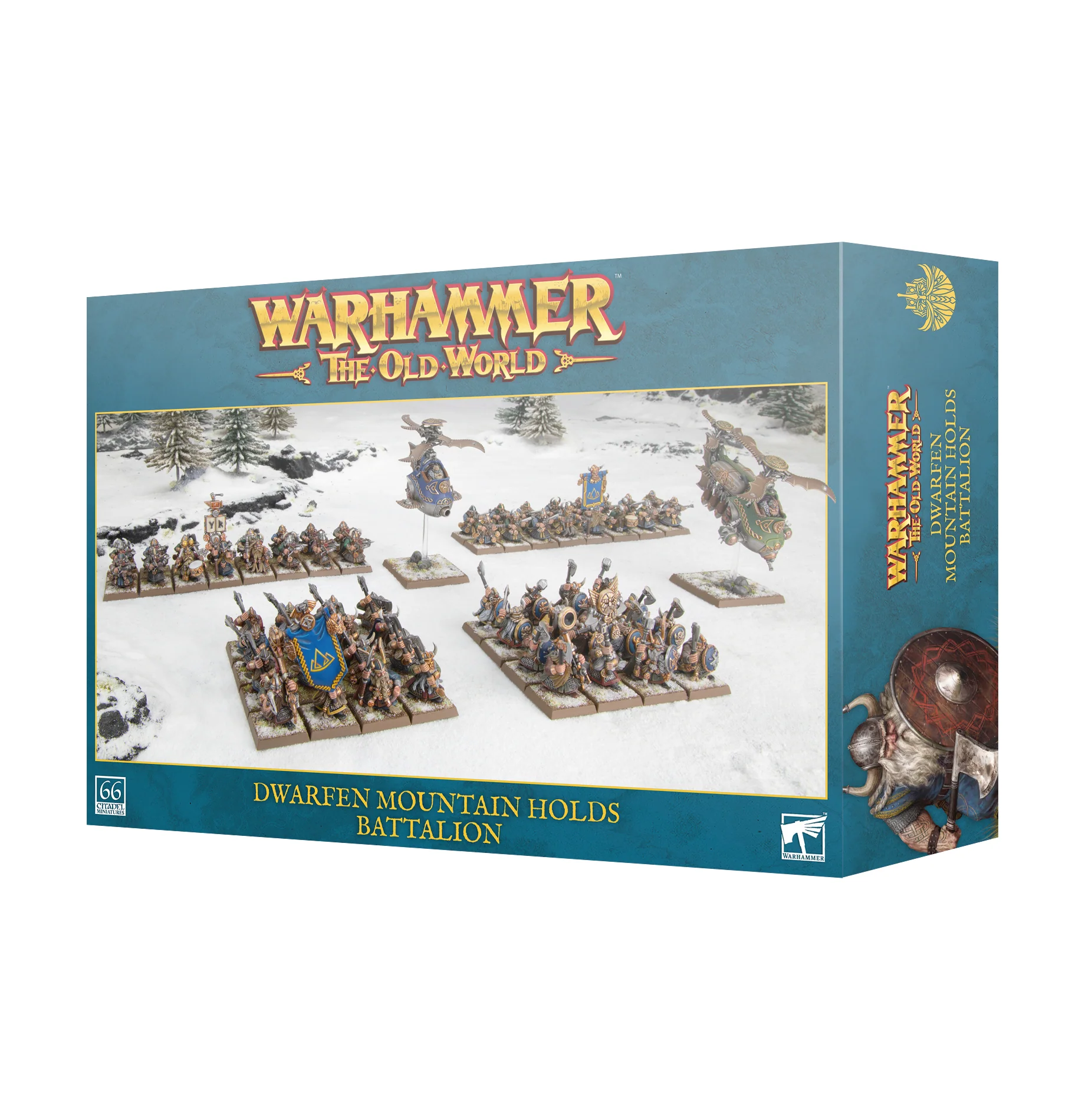 Dwarfen Mountain Holds Battalion Warhammer Old World Zestaw Startowy