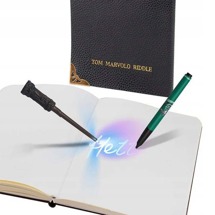 Dziennik Toma Riddla Notatnik + Pióro + Różdżka Harry Potter - Image 3