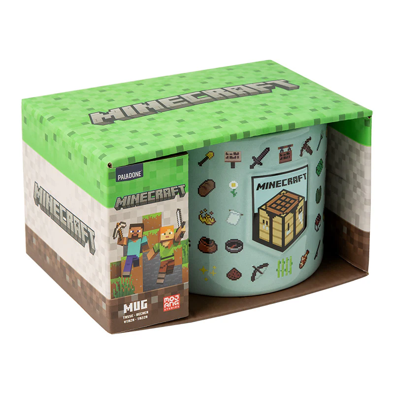 Ekwipunek Kubek Z Tłoczonym Wzorem Minecraft - Image 4