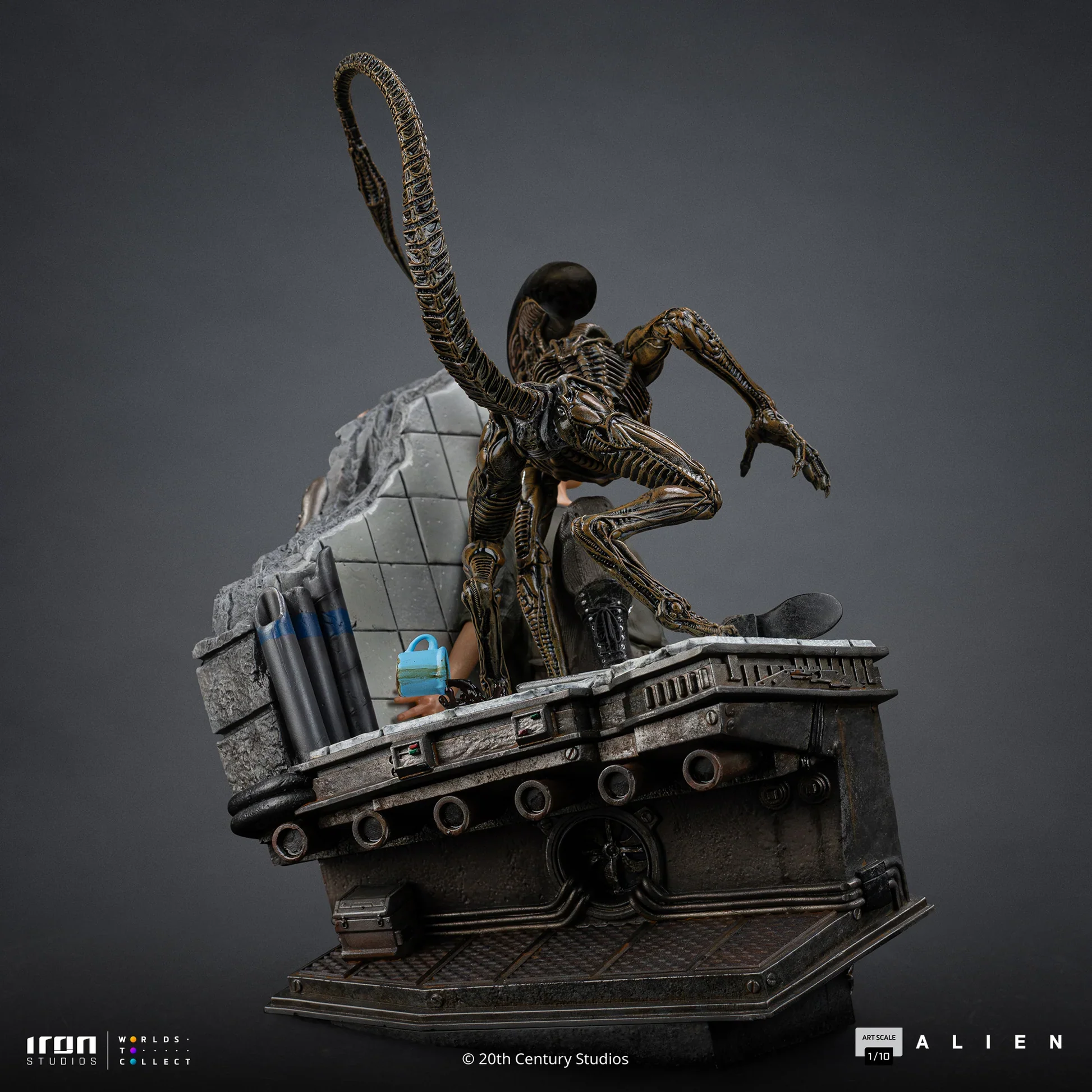 Ellen Ripley and Dog Alien Movie Alien 3 Art Scale 1/10 Figurka 23 cm - Image 4