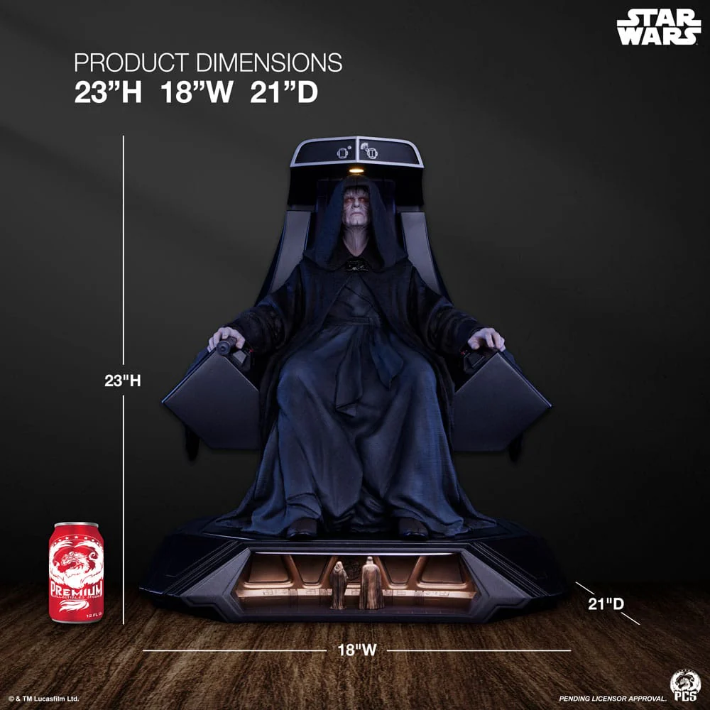 Emperor Palpatine with Throne Star Wars Hyperreal 1/3 Figurka 58 cm - Image 23