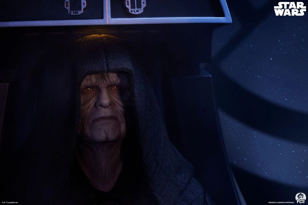 Emperor Palpatine with Throne Star Wars Hyperreal 1/3 Figurka 58 cm - Image 4