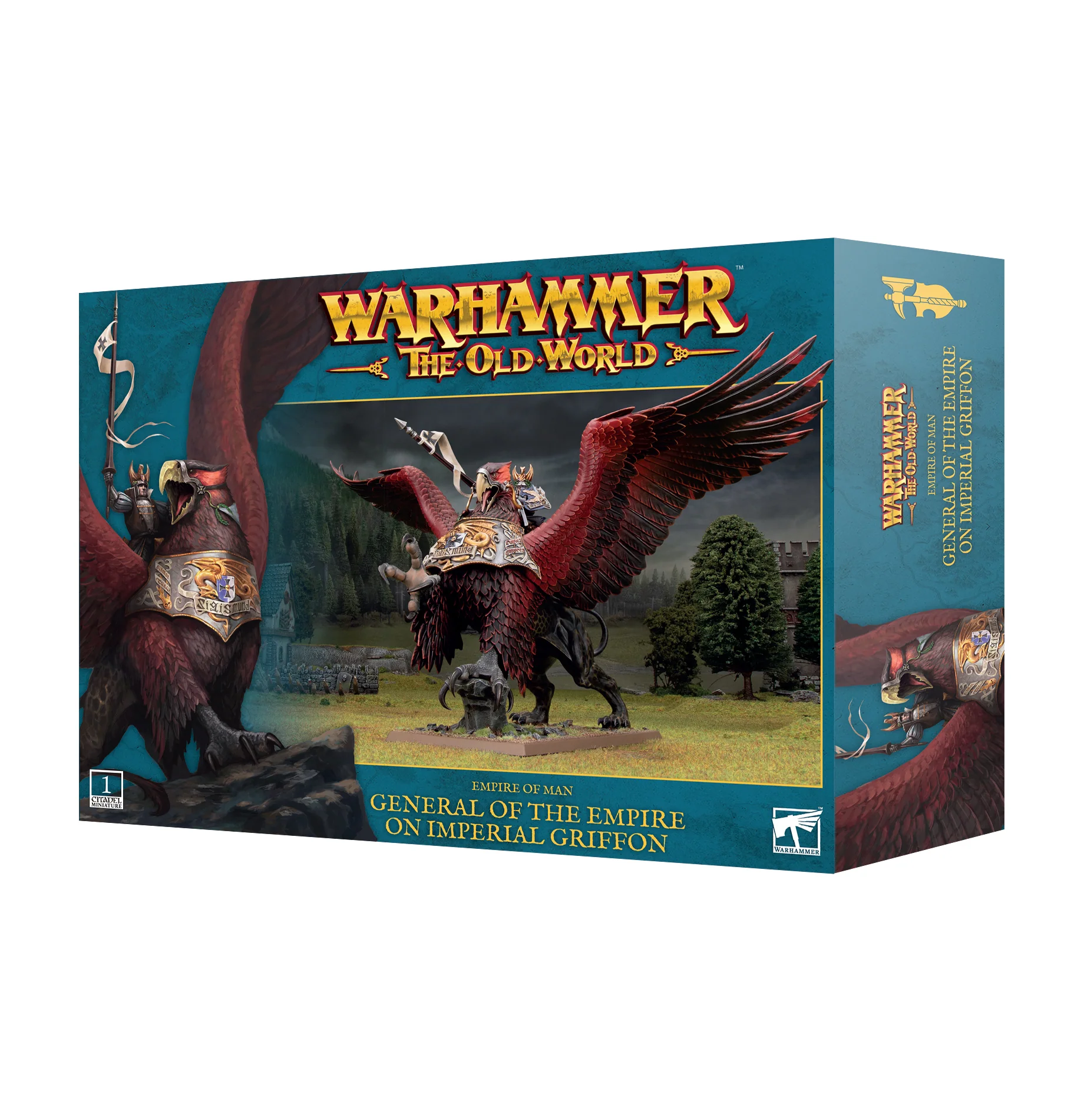 Empire of Man: General on Imperial Griffin Warhammer The Old World