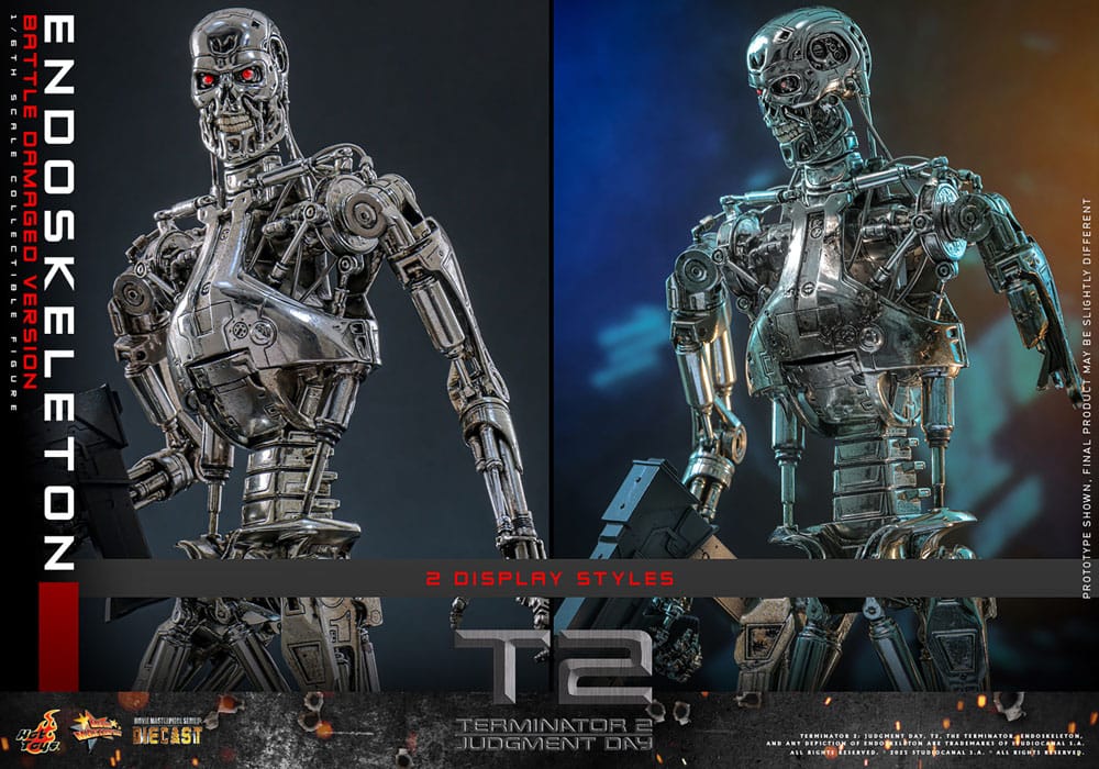 Endoskeleton Battle Damaged Version Terminator 2: Judgment Day Movie Masterpiece 1/5 Figurka 31 cm - Image 20