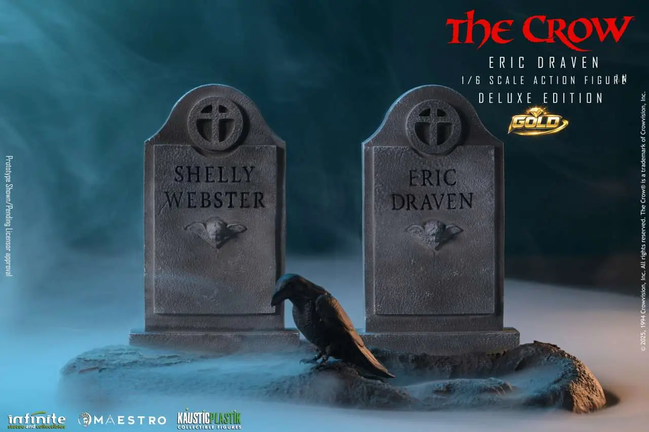 Eric Draven The Crow Deluxe Gold Edition 1/6 Figurka 30 cm - Image 4