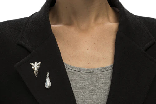 Evenstar & Galadriel's Phial Lord of the Rings Collectors Pins 2-Pack Przypinki - Image 5