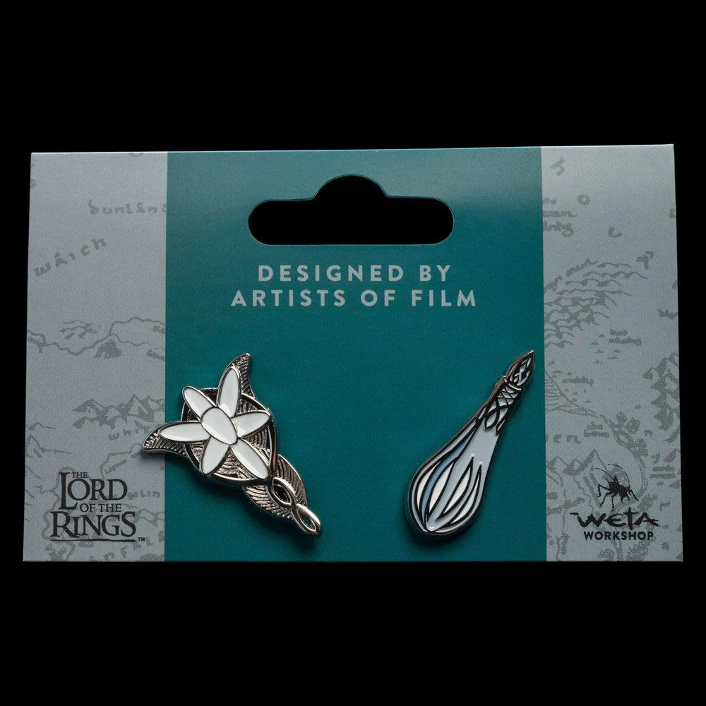 Evenstar & Galadriel's Phial Lord of the Rings Collectors Pins 2-Pack Przypinki - Image 7
