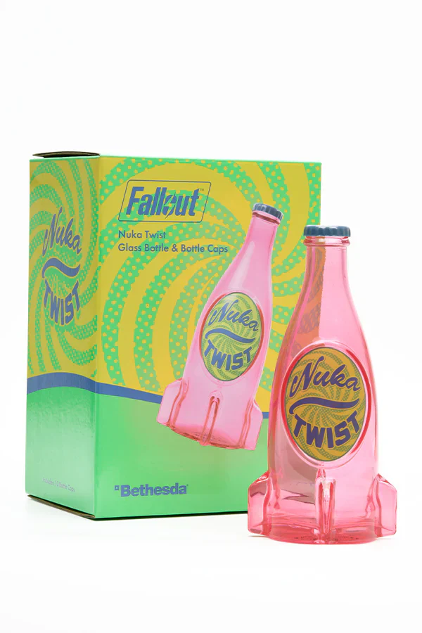 Fallout Nuka Twist Glass Bottle & Caps - Image 2