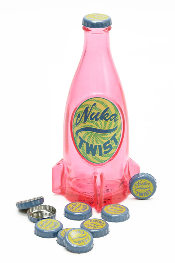 Fallout Nuka Twist Glass Bottle & Caps - Image 3