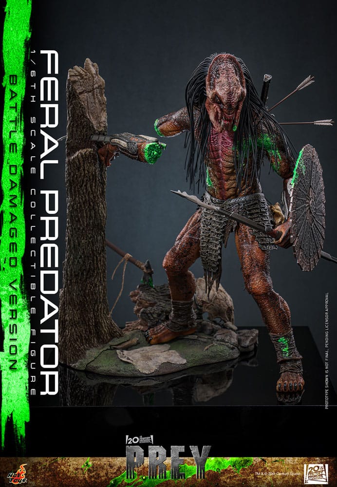 Feral Predator Battle Damaged Version Prey 1/6 Figurka 37 cm - Image 10