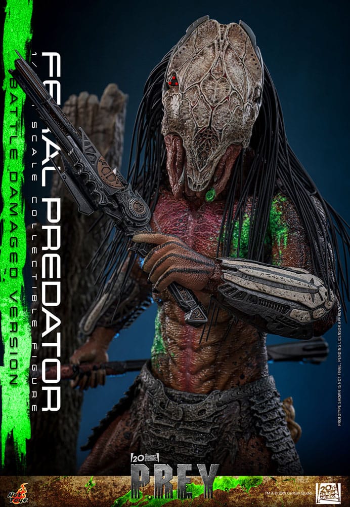 Feral Predator Battle Damaged Version Prey 1/6 Figurka 37 cm - Image 12