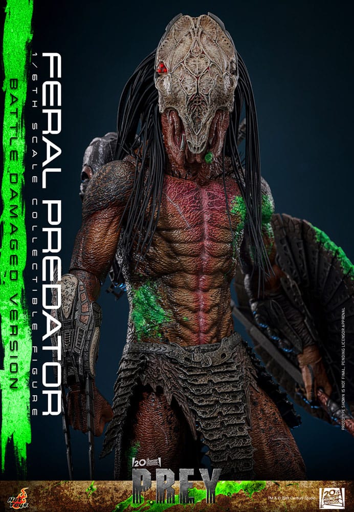 Feral Predator Battle Damaged Version Prey 1/6 Figurka 37 cm - Image 13