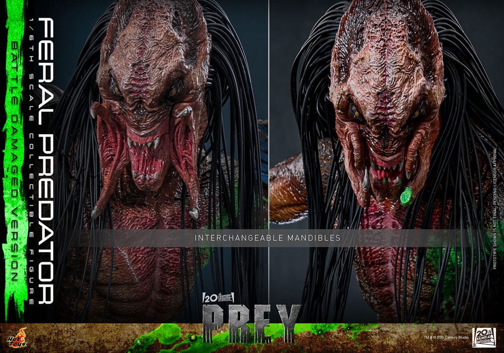 Feral Predator Battle Damaged Version Prey 1/6 Figurka 37 cm - Image 18