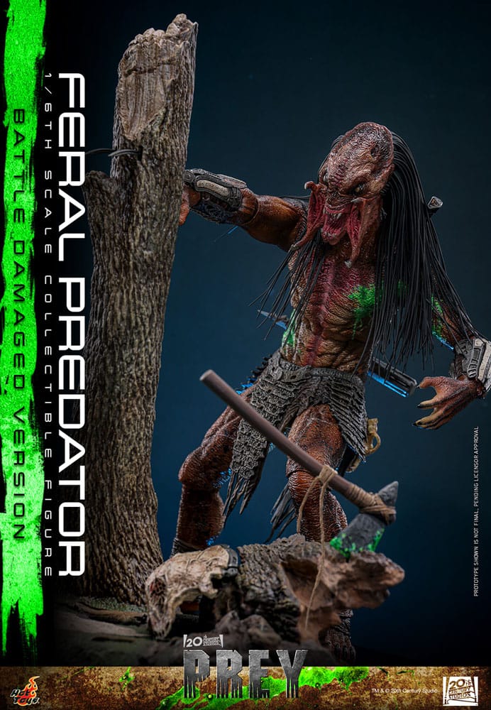 Feral Predator Battle Damaged Version Prey 1/6 Figurka 37 cm - Image 8