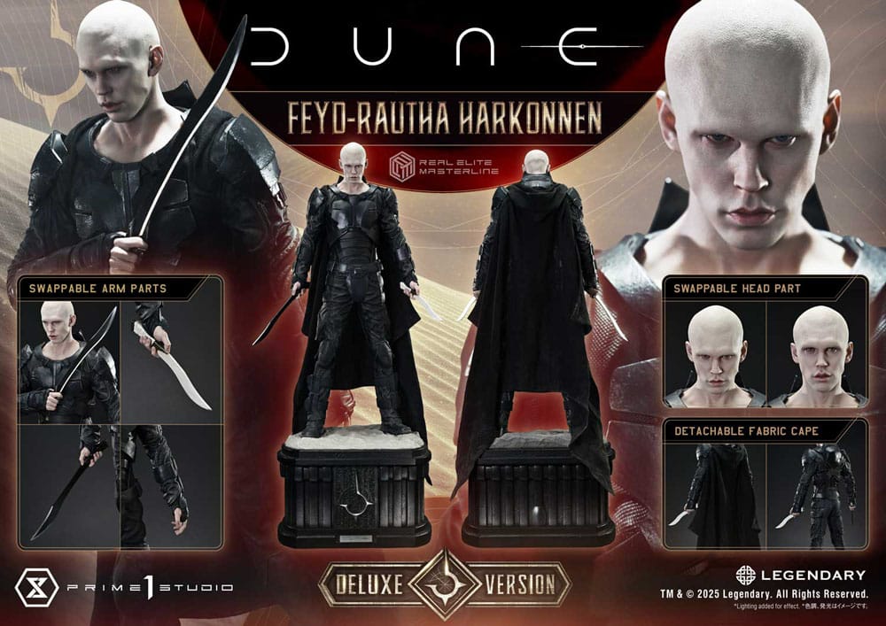 Feyd-Rautha Harkonnen Dune: Part Two Real Elite Masterline Series Ultimate Version 1/3 Figurka  83 cm - Image 10