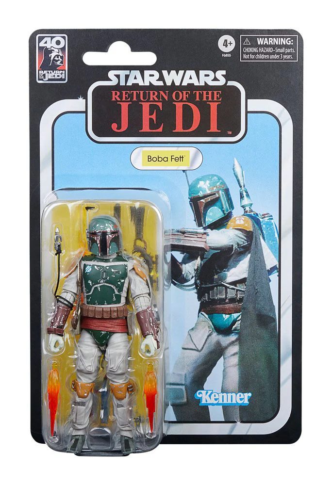 Figure Boba Fett Star Wars Episode VI 40th Anniversary Black Series Deluxe Figurka 15 cm - Image 6
