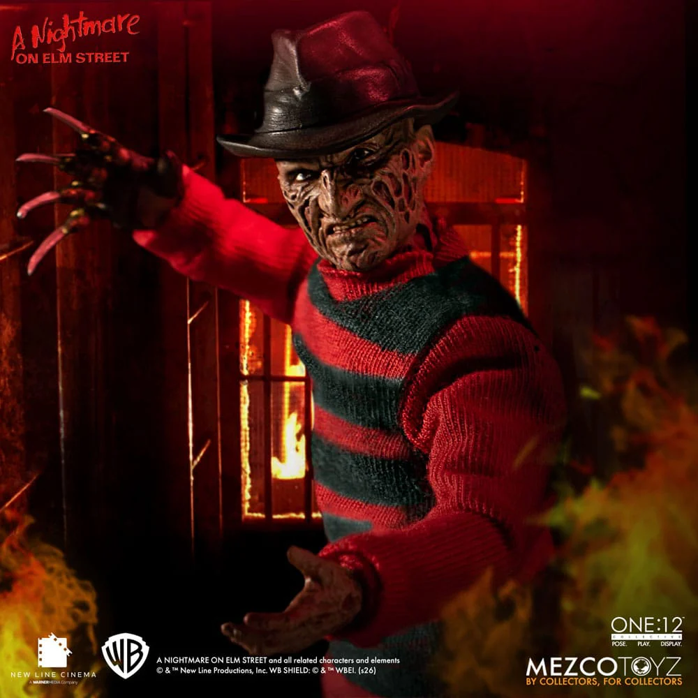Freddy Krueger Nightmare On Elm Street 1/12 Figurka 17 cm - Image 11
