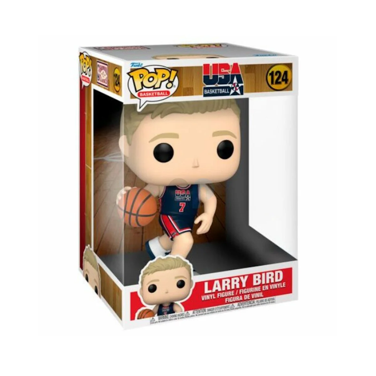 Funko POP! Basketball Super Sized Jumbo Vinyl Figure Larry Bird Team USA 25 cm (124) - Image 2