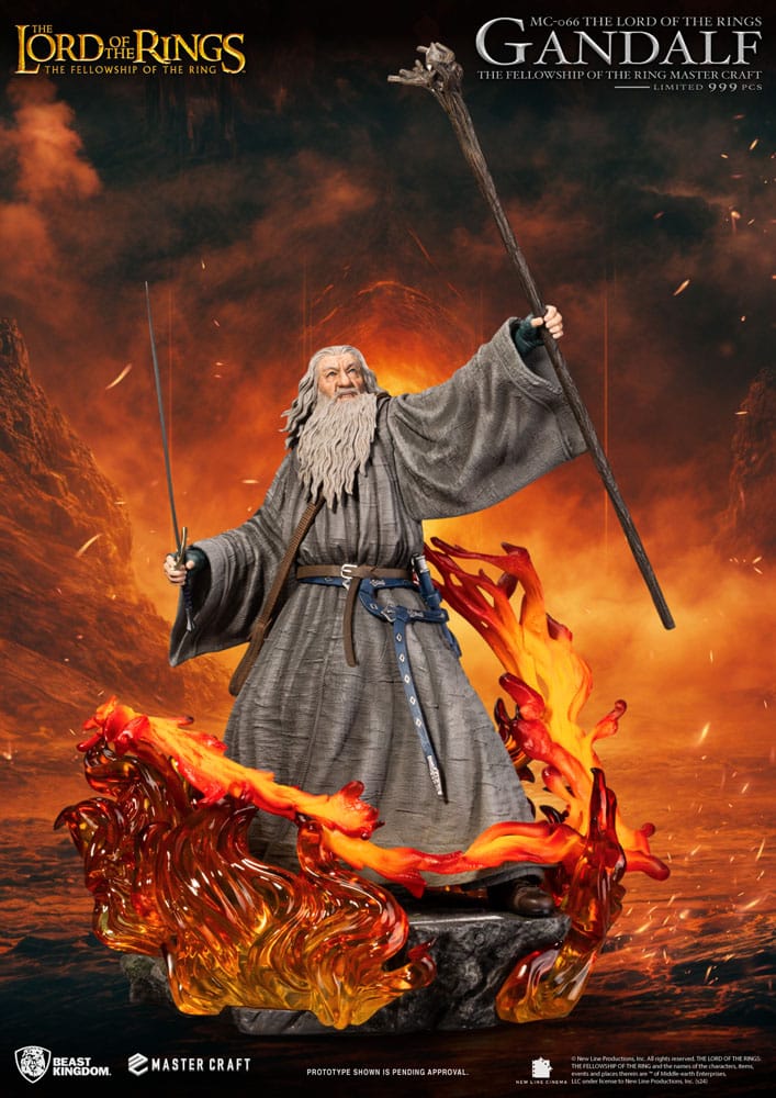 Gandal Khazad-dûm Battle Lord of the Rings Master Craft Figurka 58 cm - Image 2