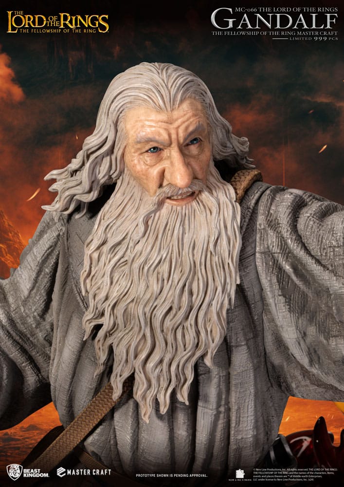 Gandal Khazad-dûm Battle Lord of the Rings Master Craft Figurka 58 cm - Image 6