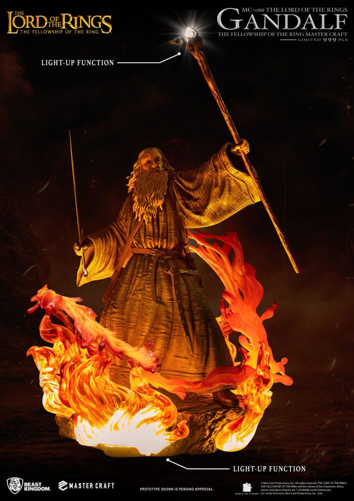 Gandal Khazad-dûm Battle Lord of the Rings Master Craft Figurka 58 cm - Image 8
