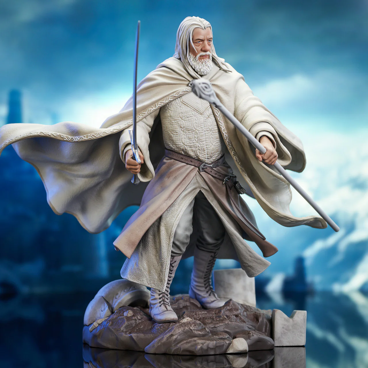 Gandalf Lord of the Rings Gallery Deluxe Figurka 23 cm - Image 4