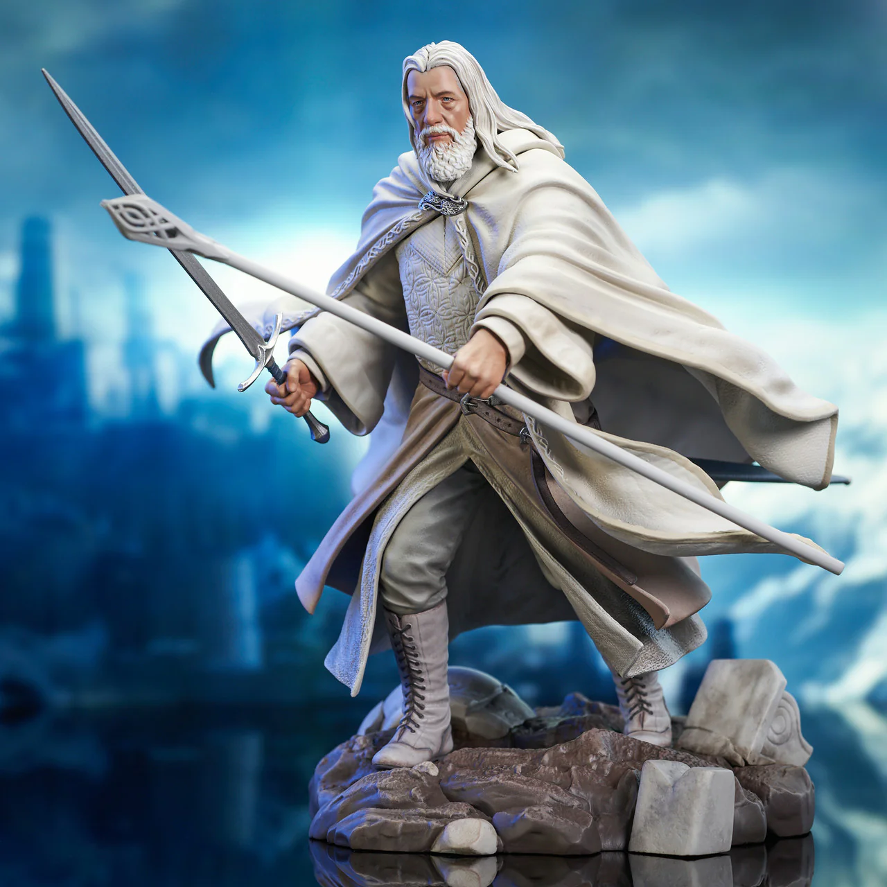 Gandalf Lord of the Rings Gallery Deluxe Figurka 23 cm - Image 5