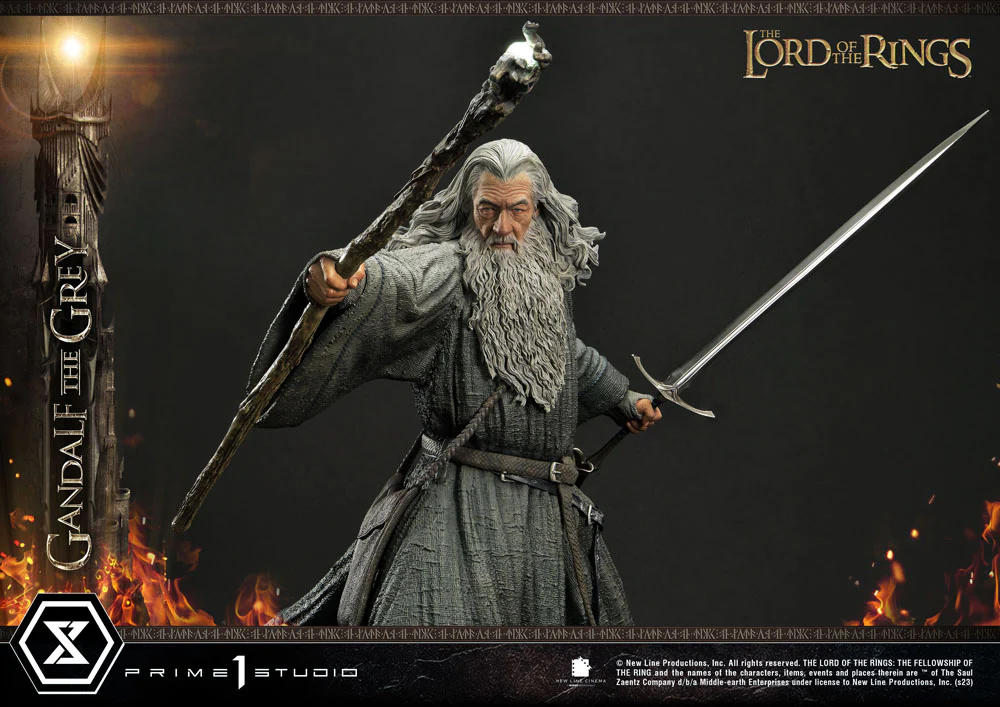 Gandalf the Grey Lord of the Rings 1/4 Figurka 61 cm - Image 14