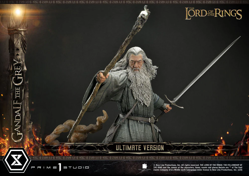 Gandalf the Grey  Lord of the Rings Ultimate Version 1/4 Figurka 81 cm - Image 16