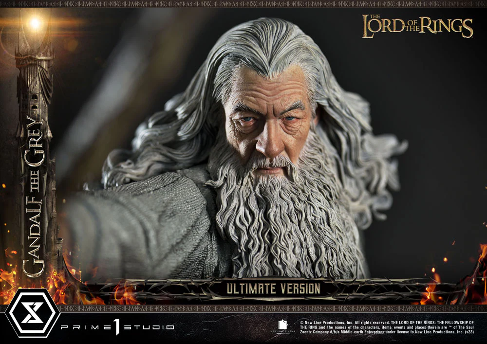 Gandalf the Grey  Lord of the Rings Ultimate Version 1/4 Figurka 81 cm - Image 24