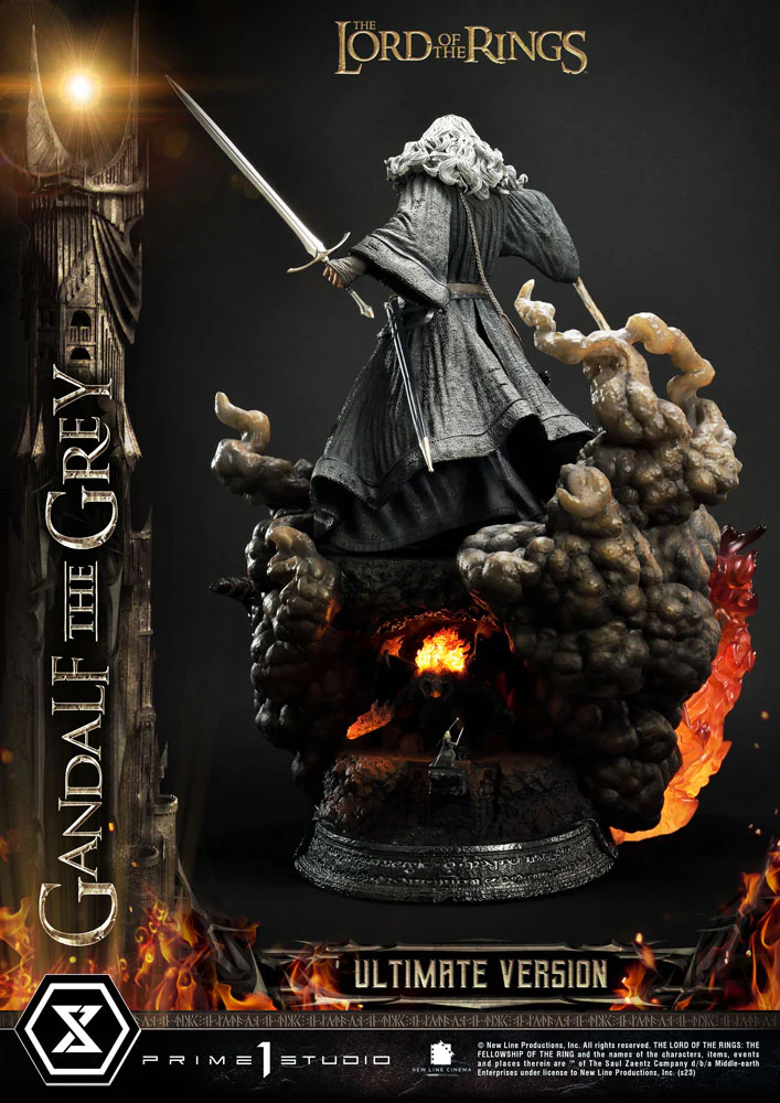 Gandalf the Grey  Lord of the Rings Ultimate Version 1/4 Figurka 81 cm - Image 3