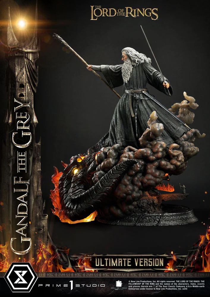 Gandalf the Grey  Lord of the Rings Ultimate Version 1/4 Figurka 81 cm - Image 4