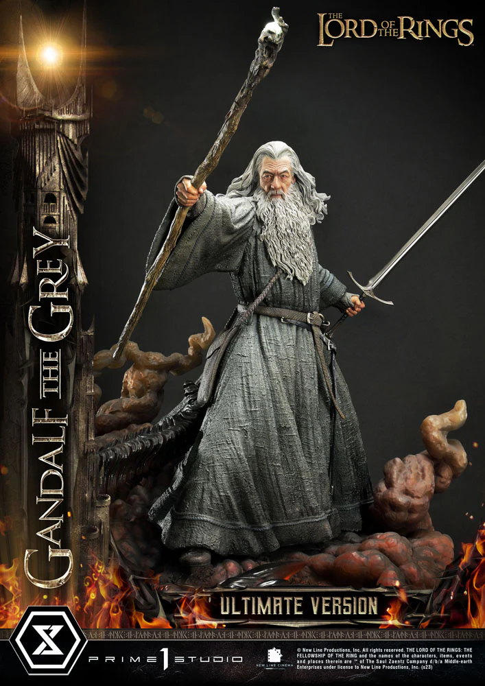 Gandalf the Grey  Lord of the Rings Ultimate Version 1/4 Figurka 81 cm - Image 8