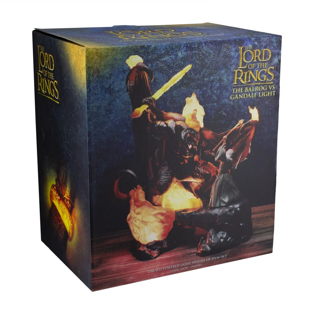 Gandalf Vs. Balrog Diorama LED Lampka Biurkowa Władca Pierścieni - Image 10