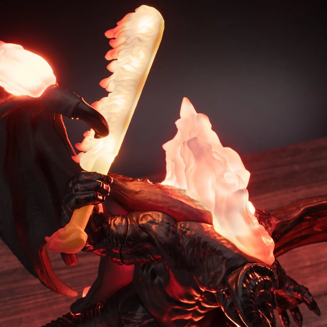 Gandalf Vs. Balrog Diorama LED Lampka Biurkowa Władca Pierścieni - Image 7