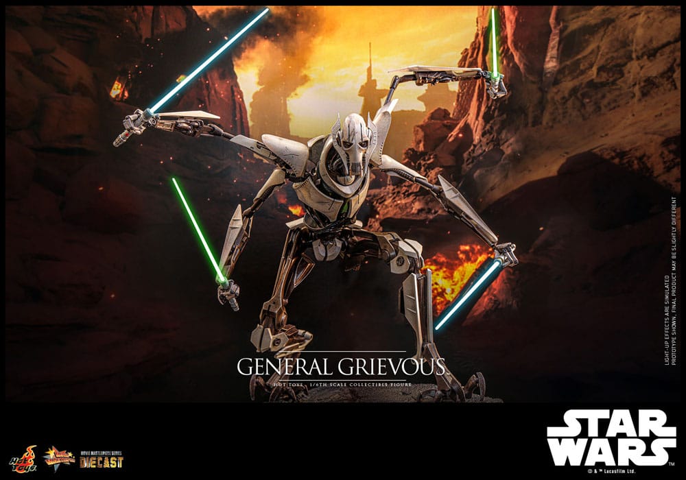 General Grievous Star Wars Movie Masterpiece Diecast 1/6 Figurka 42 cm - Image 10