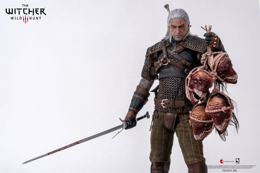 Geralt of Rivia The Witcher 3: Wild Hunt 1/6 Figurka 30 cm - Image 24