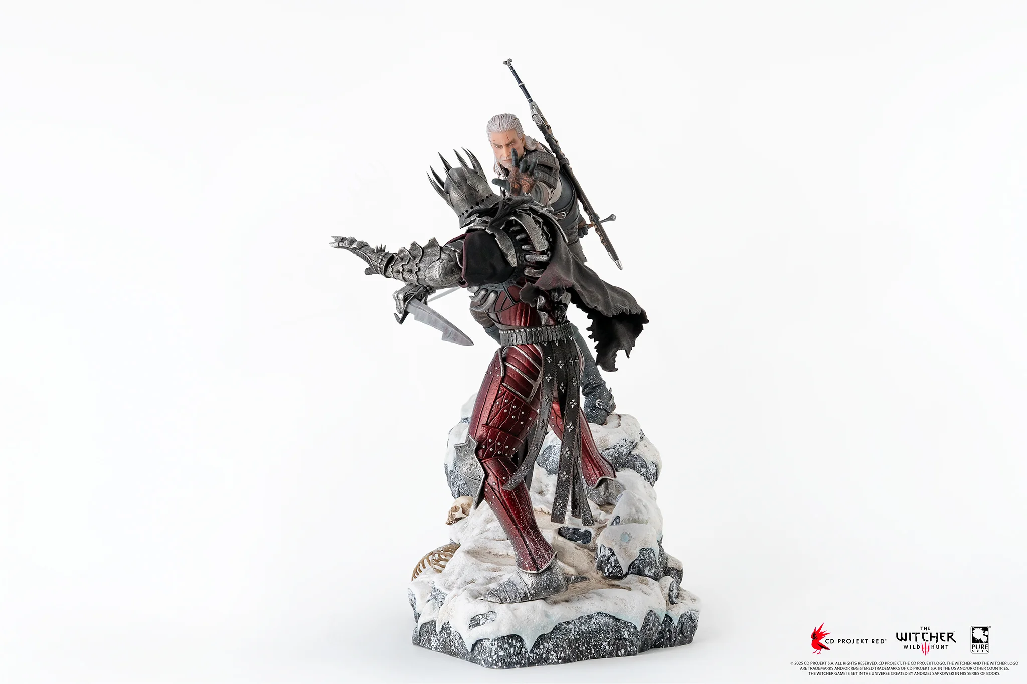 Geralt vs Eredin The Witcher 3 Wild Hunt Diorama 1/6 Figurka 49 cm - Image 7