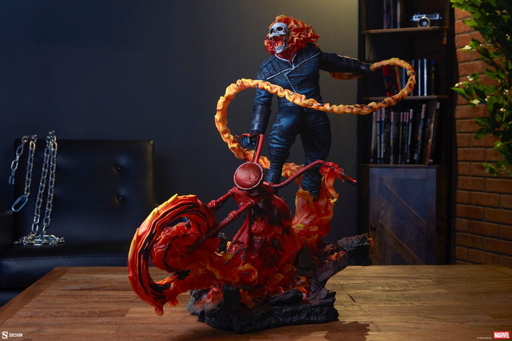 Ghost Rider Marvel Premium Format Classic Variant Figurka 53 cm - Image 2