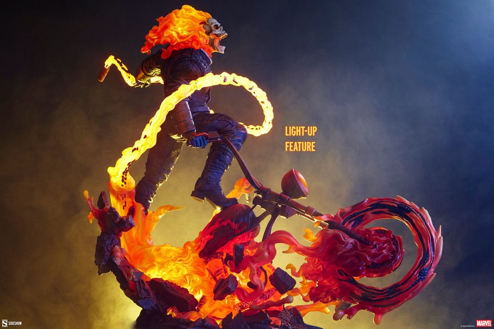 Ghost Rider Marvel Premium Format Classic Variant Figurka 53 cm - Image 4