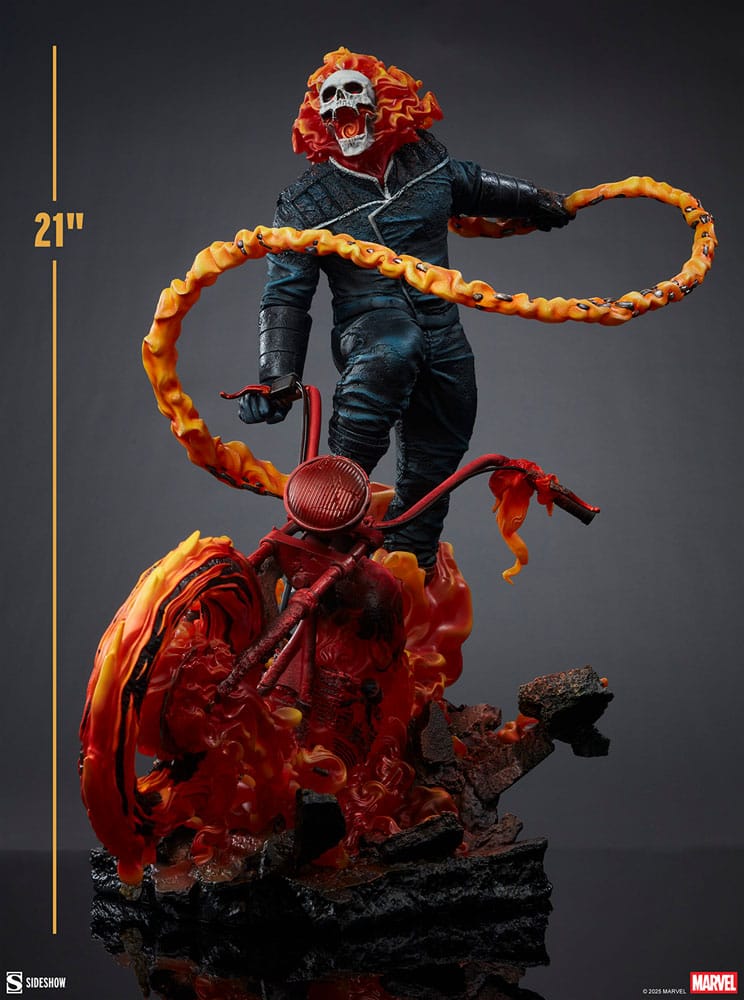 Ghost Rider Marvel Premium Format Classic Variant Figurka 53 cm - Image 7